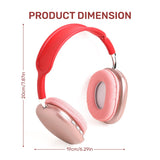 P9 Bluetooth Wireless Headset Over-Ear Headphone With Mic (Pink)