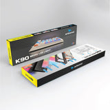 ARIZONE Gaming RGB Keyboard, Mechanical Keyboard with USB Port Luminous 94 Keys for PC Tablet Desktop