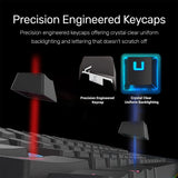 ARIZONE MK 30 Wired Mechanical Keyboard, USB Plug and Play, Full Size, Spill Resistant, English and Arabic Layout, Black