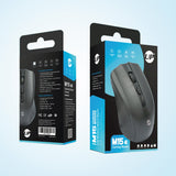 UP M15 Wireless Mouse, Portable USB Optical Wireless Computer Mouse with USB Receiver for Laptop, PC - (Black)